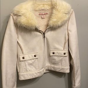 Guess Jeans Faux Shearling Jacket